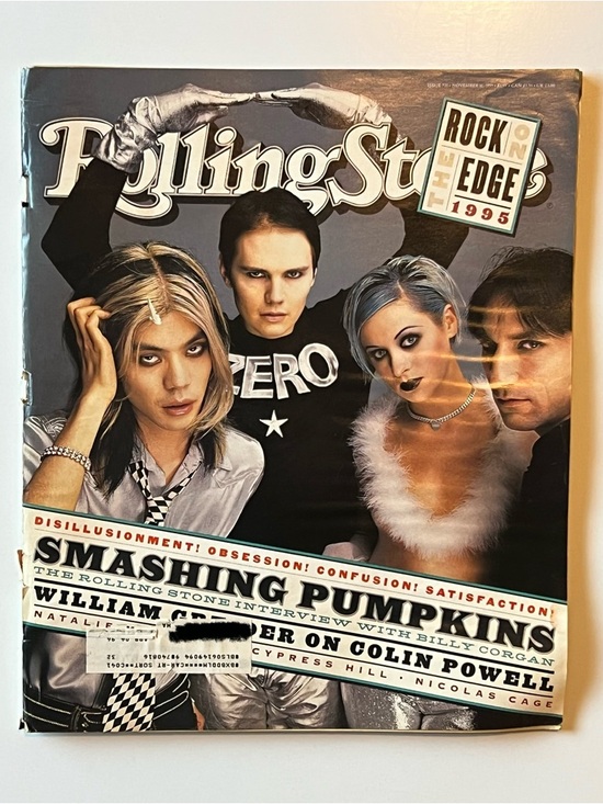 rolling stone Other - Rolling Stone Nov 16 1995 Smashing Pumpkins Billy Corgan Issue 721 Magazine